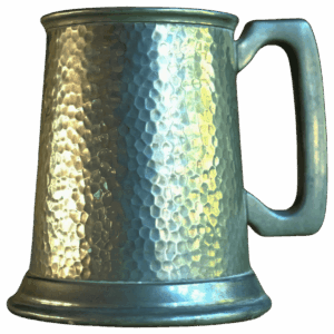 Hammered Pewter Tankard I